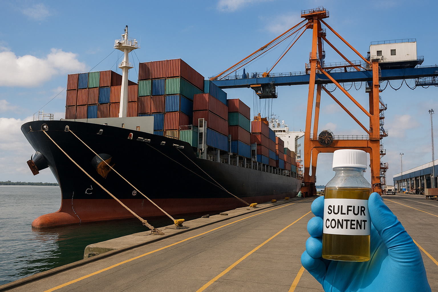 การตรวจวัดซัลเฟอร์ในน้ำมันเชื้อเพลิงทางทะเล