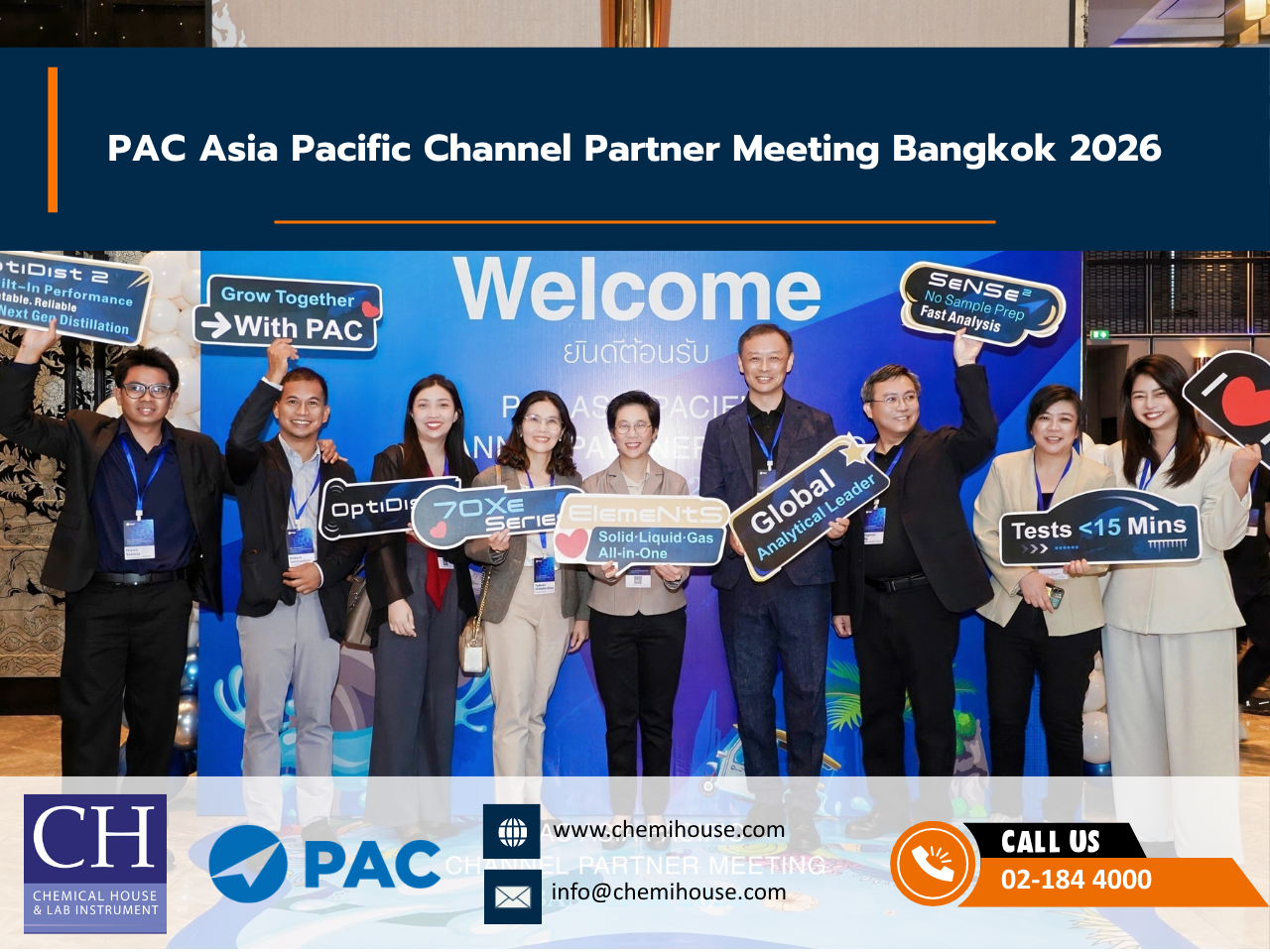 PAC Asia Pacific Channel Partner Meeting Bangkok 2026