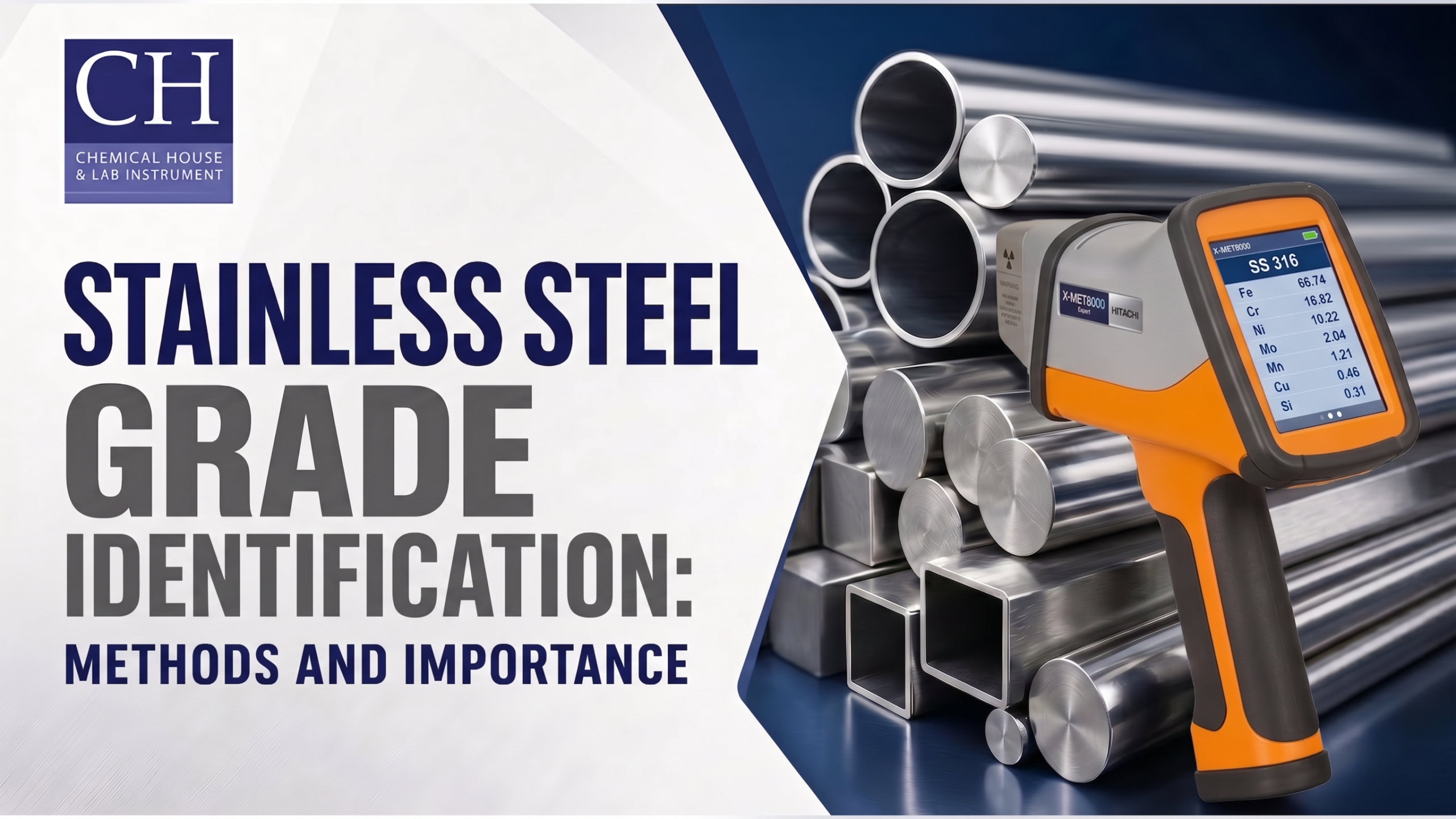 stainless steel grade identification