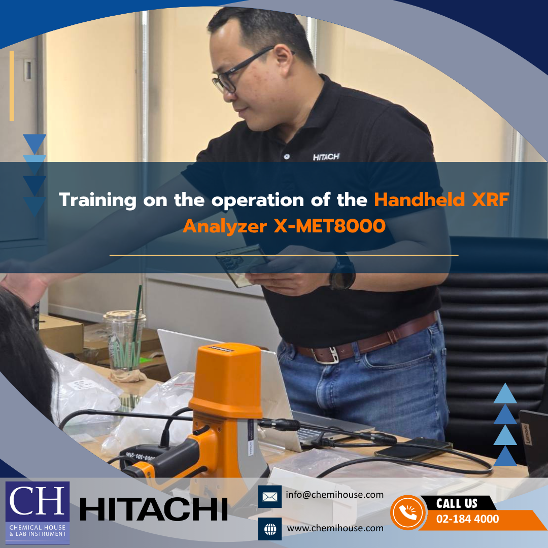 Training on the operation of the Handheld XRF Analyzer X-MET8000