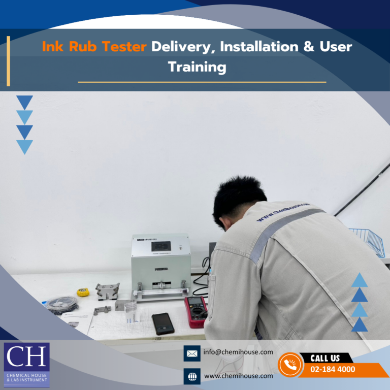 Ink Rub Tester Delivery, Installation & User Training