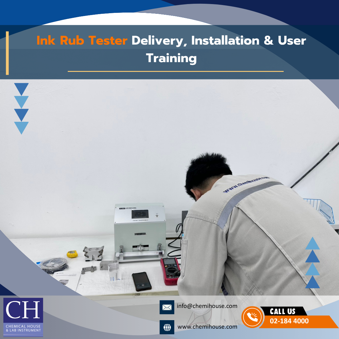 Ink Rub Tester Delivery, Installation & User Training